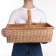 Wicker basket, 46x37x28 cm, rattan