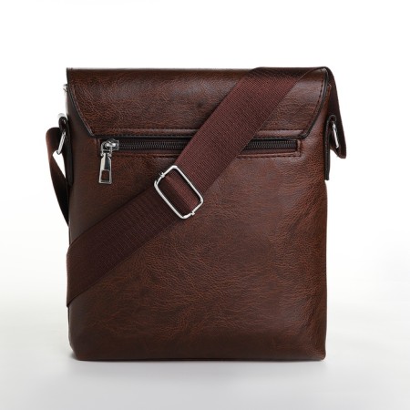 Male bag, brown color-3