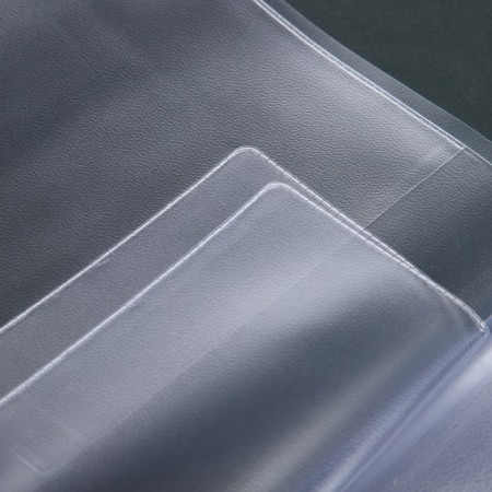 PVC liner (A5) for family documents, 2 sets, transparent color-3