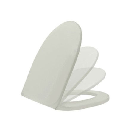 Sanita Luxe Max/Nika toilet seat, Duroplast with microlypt, Clip-up