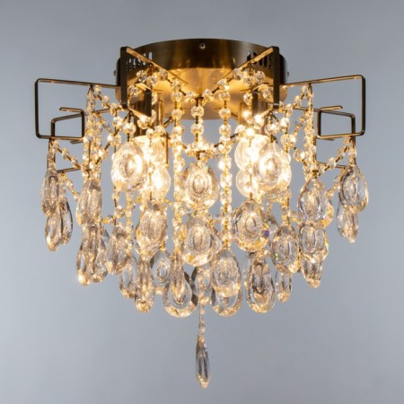 Elizabeth chandelier 4KHE27 40W bronze 40x40x40 cm Bayerlux-1