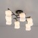 Citilux ceiling chandelier "Jerome" CL129265, 77.5x40x25.5 cm, 6x75W, E27, Black Color Black