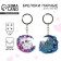 Key keychain 2 pcs "cats"