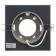 Lamp built -in era DK79, IP20, 15W, 120x120 mm, mirror color