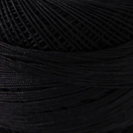 The yarn "Canarias" is 100% Merceris. cotton 203m/20g (9999 black)-3