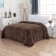 Climeninine bedspread, size 210x230 cm, chocolate color