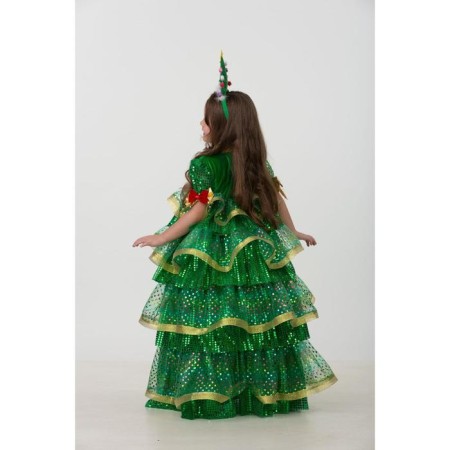 Carnival costume "Christmas tree-hazard", dress, rim, size 30, height 116 cm-1