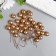 Stream for flowers "Ball gold" d = 1.2 cm 6x1.2x1.2 cm