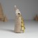 Polystone souvenir "Santa Claus with a golden Christmas tree, with a bell" 4x4.5x10.8 cm