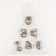 Metal puzzle "Advent calendar" New Year's animals