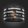 Sconces st. SL665.401.02. Chiarezza. 2x40 watts, E14, 27.5x19.2 cm, black color