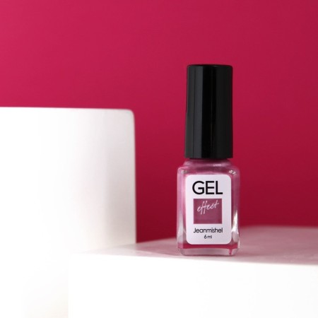 Nail polish with gel effect, jeanmishel, tone 200, pink pearl, 6 ml-4