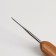 Hook for the master, 0.5 mm, silver color