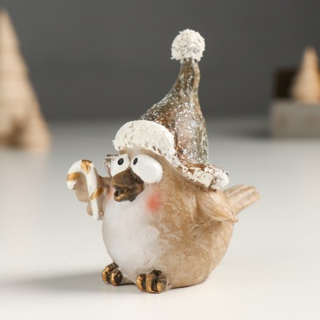 Polystone souvenir "Round chick in a cap-earmella/cap" glory mix 6x6.5x6.5 cm-4