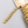 Braid decorative cord "gold" winding 2 m width 0.6 cm