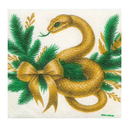 New Year's wipes “Happy New Year”, single -layer, 24x24 cm, 20 pcs.-3