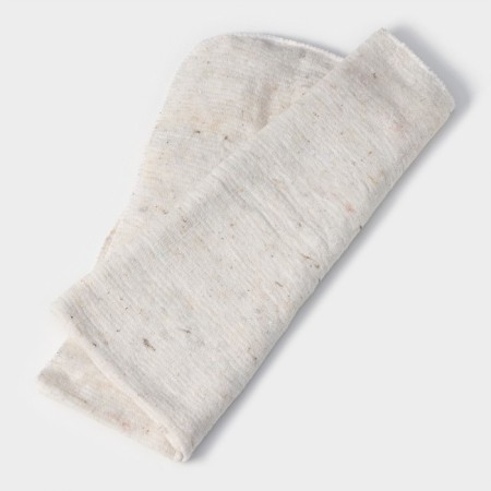 Napkin - rag of household shares, 80 × 100 cm, density 180 g/m, line 2.5 mm, with overlock, white-4
