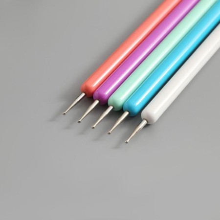 Tools for giving the form to Foamiran "pastel" set of 5 pcs 12 cm-4