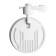 Snow -phase track lamp Feron AL167, IP20, GX70, 23 W, 128x128x66 mm, white color