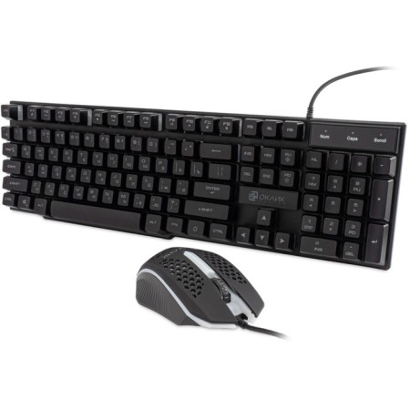 Keyboard + Mouse Rickle 400GMK Claw: Black Mouse: Black USB LED (1546779)-6