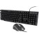 Keyboard + Mouse Rickle 400GMK Claw: Black Mouse: Black USB LED (1546779)