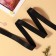 Glaps for straps, shiny, 15 mm, 10 ± 0.5 m, black color