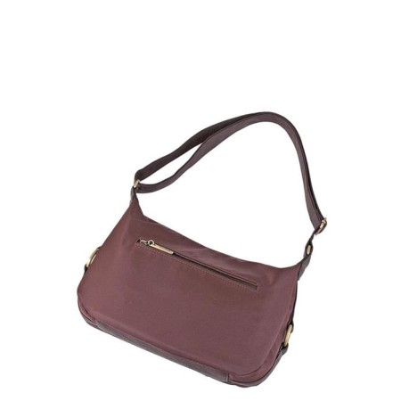 Women's bag with lightning, brown color-1