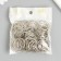 Baste for the armor ring metal silver 2.5x2.5 cm