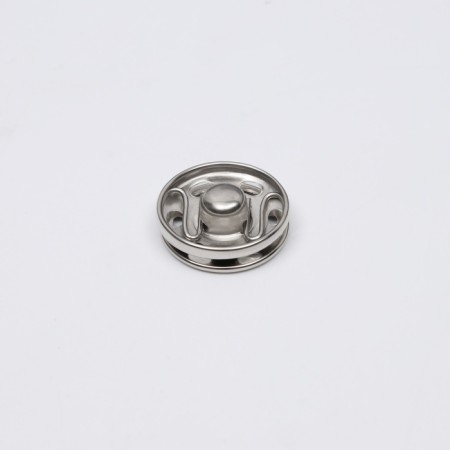 The buttons are sewing, d = 16 mm, 20 pcs, silver color-3