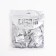 Latex ball 10 ", chrome, set of 50 pcs.