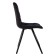 Dining stool Polini Home Berlin SM, black-black color