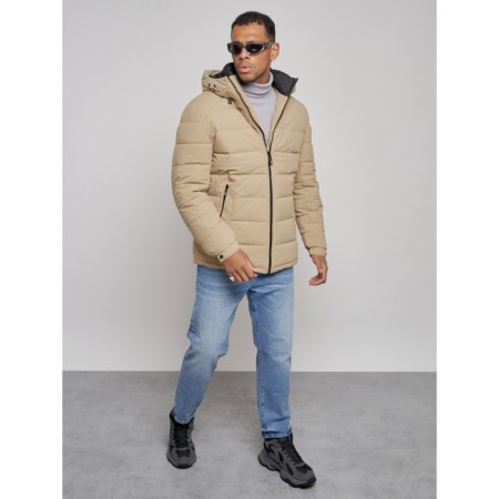 Sports male winter, size 50, beige color-9