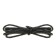 Shoes for shoes, steam, round, wax, d = 3 mm, 75 cm, black color
