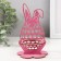 Standing for the egg "Bunny" 8.5x8.5x14.5 cm (set 4 parts) bright lilac