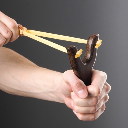 Wooden slingshot "hooligan"-2