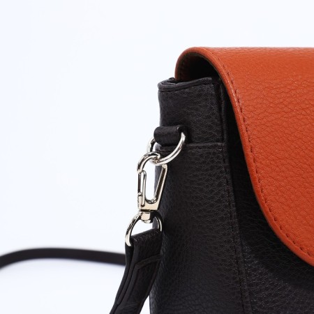 Richet bag on a magnet, a long belt, an orange/brown color-3