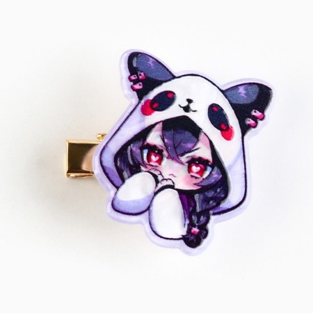 Hair hair clip twisting "Cutie Chibi", 3 x 3 cm-2
