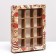 Box for sweets, brown, 12 pcs, craft, "Paris" 19 x 15 x 3.6 cm