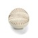 Handle button cappio, zinc, d = 35 mm, white/gold color