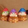 The charm-cap "Be healthy, live rich", 22 x 17 cm, mix