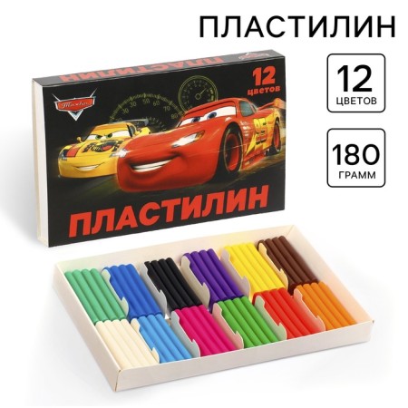 Plasticine 12 -cv 180g wheelbarrow