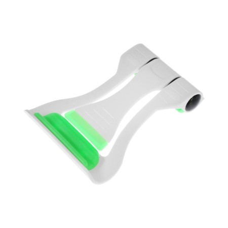 Luazon phone stand, folding, reinforced, adjustable height, white/green-9