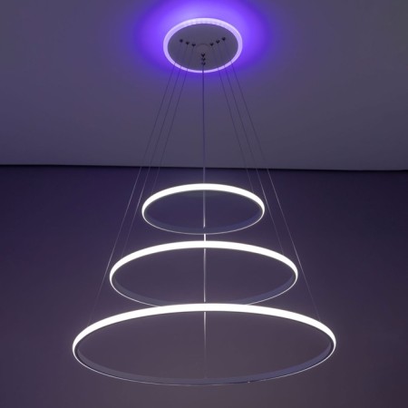 Suspended Citilux “Neon Smart” CL731A090E 80x80x40 cm, 3x36.7W, LED, white color-16