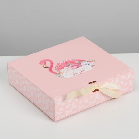 Gift box, packaging, Present for You, 20 x 18 x 5 cm
