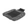 Nabbage on the seat Matech Alaska Line, fur, 48 x 52 cm, black, dark gray
