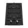 Honing panel HOMSAIR HGG323GCBK, gas, 2 burners, black