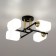 Lamp Citilux "Henry" CL130245, 46x46x1.5 cm, 4x75W, E27, Black Color Black