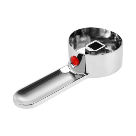 Zein mixer handle, under a 35 mm cartridge, zinc, chromium color-2