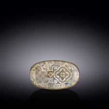 Wilmax England Vintage Mosaic Super Ellipse dish, size 16x9 cm