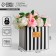 Gift box for flowers with PVC lid, packaging, “Happiness is waiting for you”, 12 x 12 x 12 cm